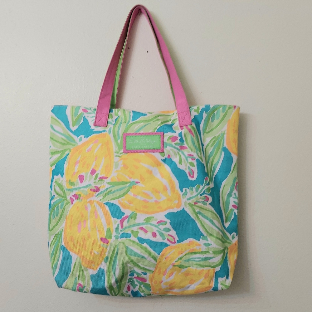 Lilly Pulitzer for Estee Lauder Tote Bag Carry All Multicolor Floral